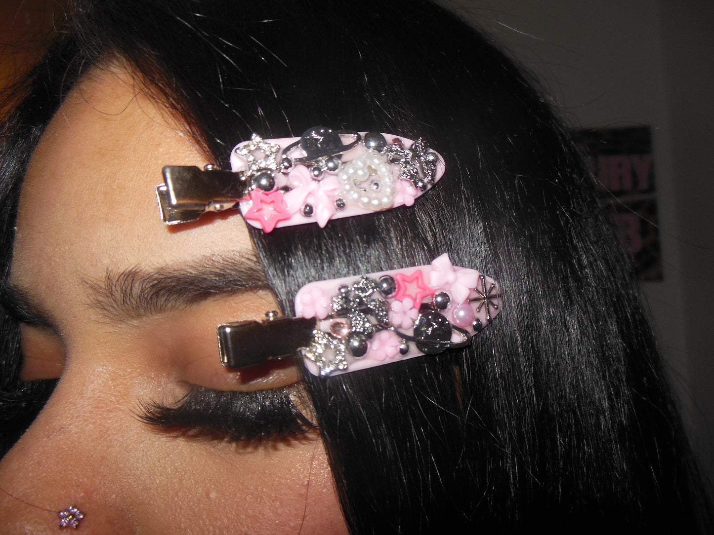 Junked out hair clips