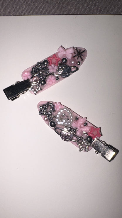 Junked out hair clips
