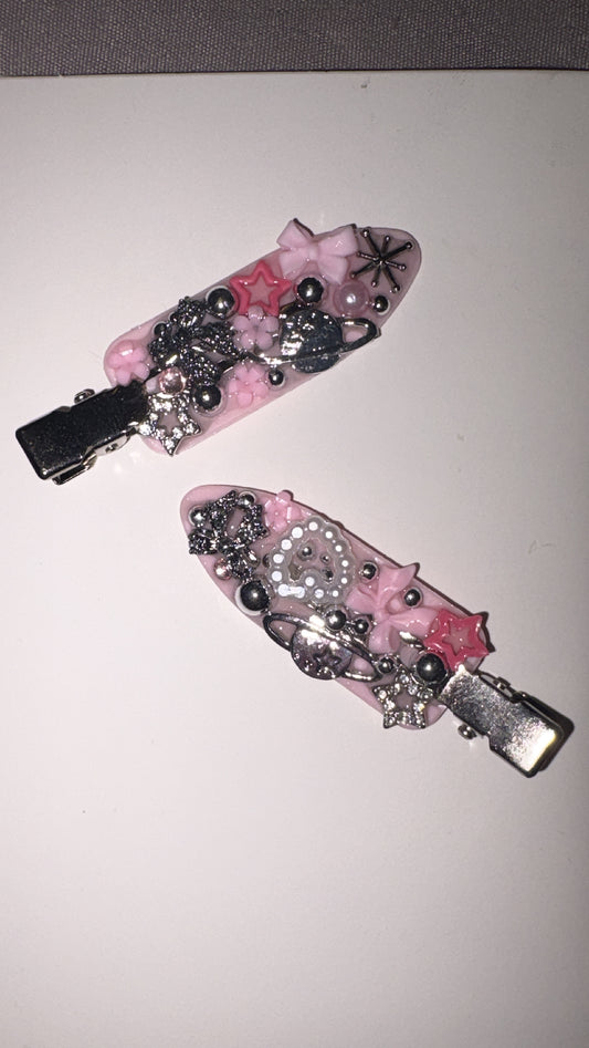Junked out hair clips