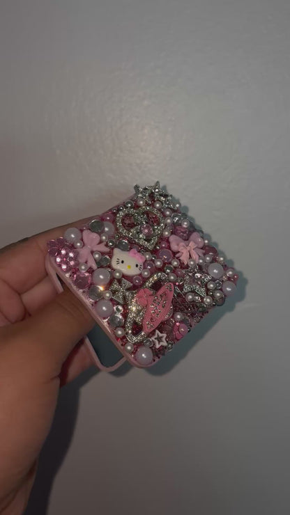 Pink hello kitty mini compact mirror
